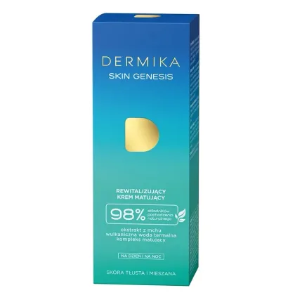 Zdjęcie Dermika Skin Genesis Rewitalizujący krem matujący dzień/noc skóra tłusta i mieszana 30-40+ 50 ml