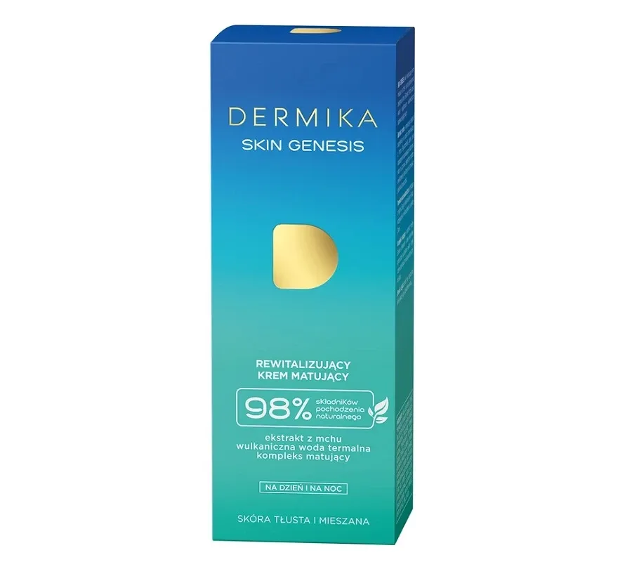 obrazek 1 Dermika Skin Genesis Rewitalizujący krem matujący dzień/noc skóra tłusta i mieszana 30-40+ 50 ml