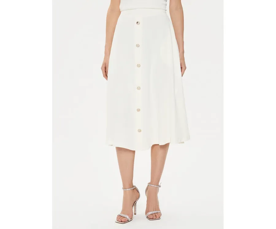 obrazek 1 Rinascimento Spódnica midi CFC0118363003 Écru Regular Fit