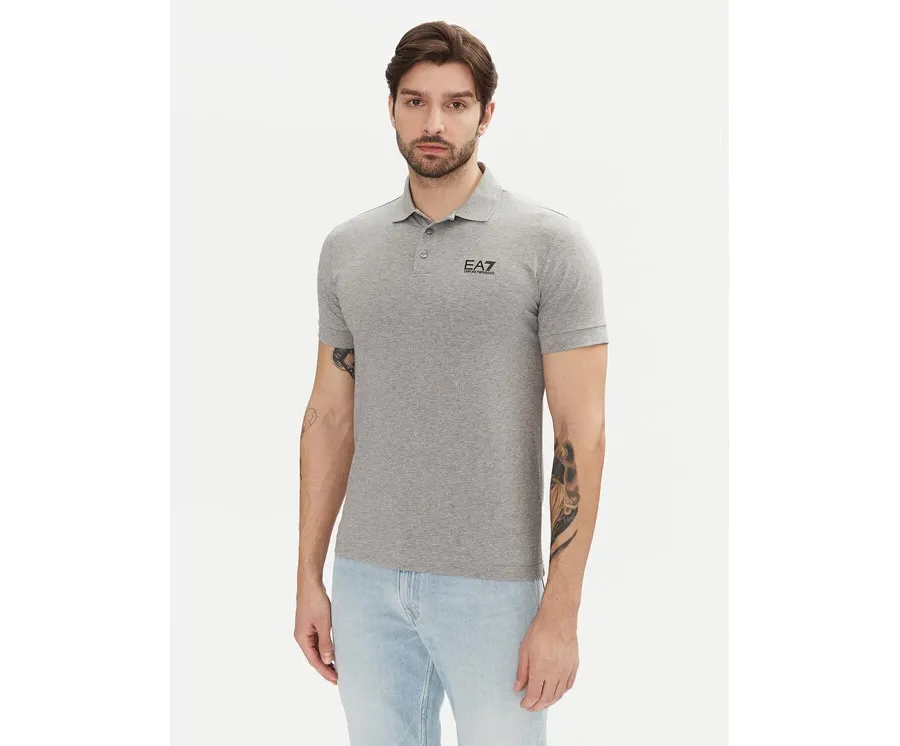 obrazek 1 EA7 Emporio Armani Polo 8NPF14 PJVQZ 3905 Szary Regular Fit