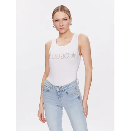 Zdjęcie Liu Jo Beachwear Top VA3100 J5360 Biały Regular Fit