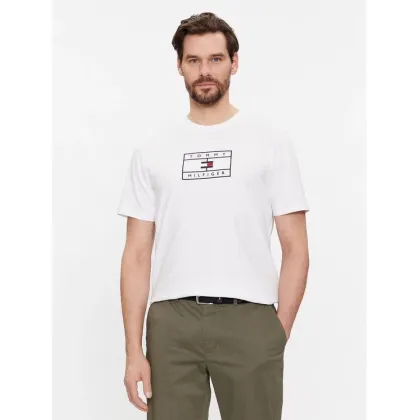 Zdjęcie Tommy Hilfiger T-Shirt Big Graphic MW0MW34204 Biały Regular Fit