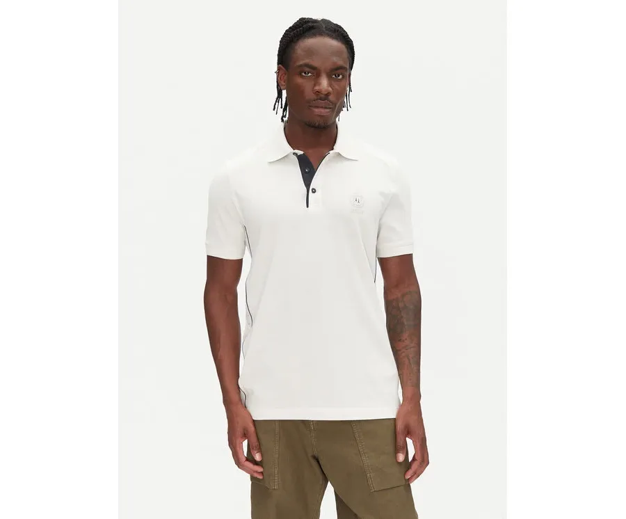 obrazek 1 Aeronautica Militare Polo 251PO1868P347 Écru Regular Fit