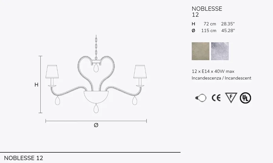obrazek 5 Nowatorski luksusowy żyrandol z kolekcji Noblesse