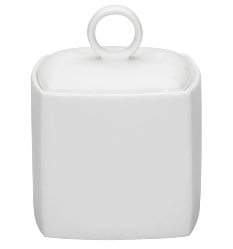 picture 1 A stylish classic sugar bowl from the Carré White collection - Vista Alegre