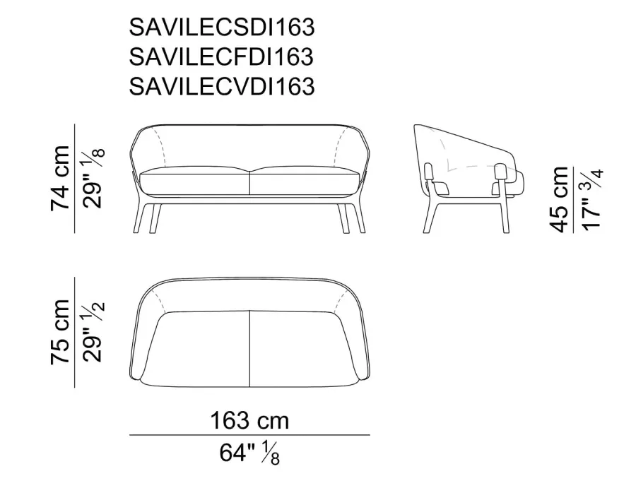 obrazek 3 Mała sofa do salonu i gabinetu