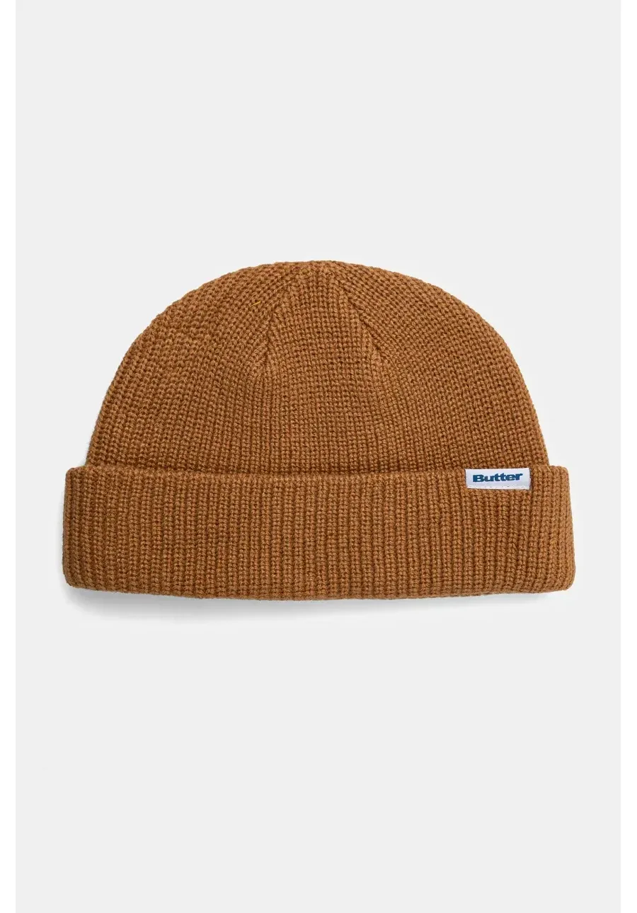 obrazek 1 Butter Goods czapka Wharfie Beanie kolor brązowy z cienkiej dzianiny BG243810