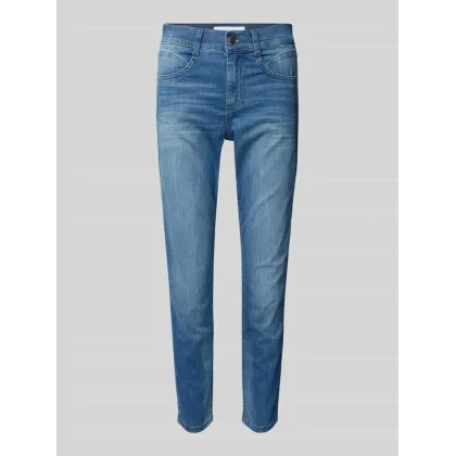 Zdjęcie Jeansy o skróconym kroju skinny fit model ‘Ornella’