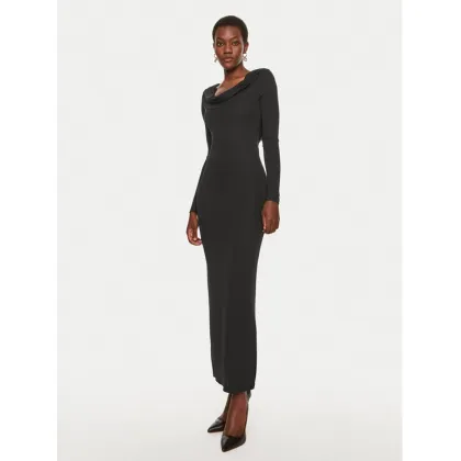 Zdjęcie TWINSET Sukienka wieczorowa 242TF2150 Czarny Slim Fit