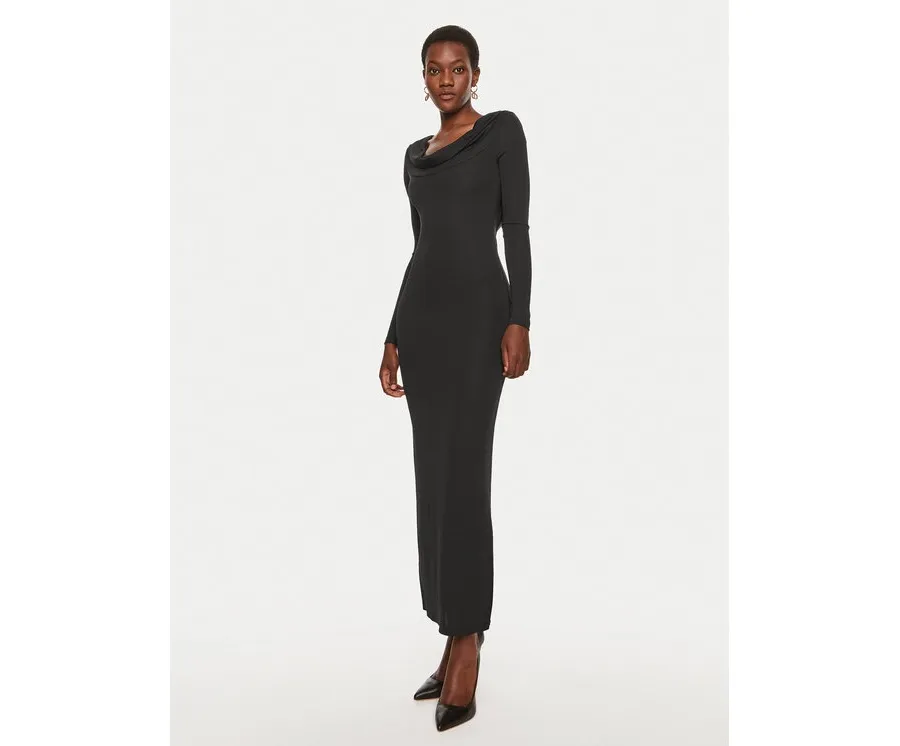 obrazek 1 TWINSET Sukienka wieczorowa 242TF2150 Czarny Slim Fit