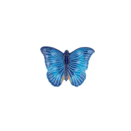 Picture A unique sculpture in the form of a butterfly made of ceramics - Bordallo Pinheiro