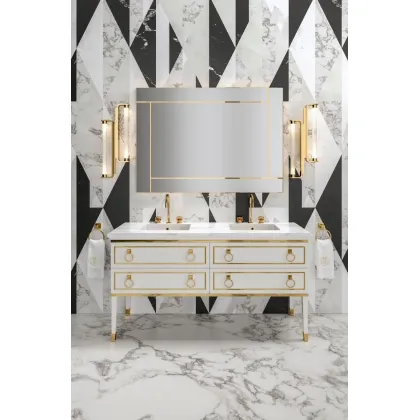 Zdjęcie Wysokiej jakości komplet mebli Lutetia do łazienki