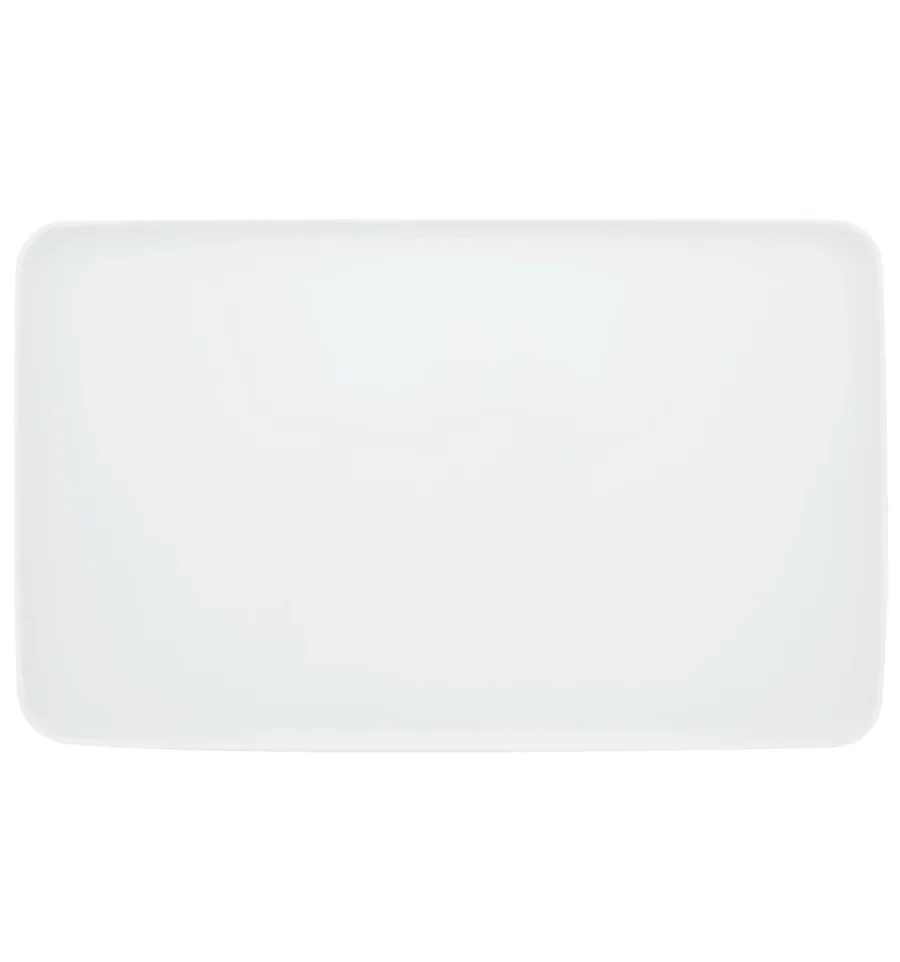 picture 1 A small rectangular porcelain plate from the classic Silkroad White collection - Vista Alegre