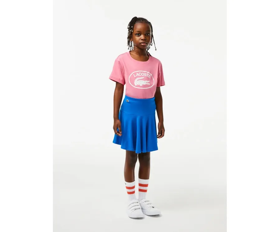 obrazek 1 Lacoste Spódnica plisowana JJ6762 Niebieski Regular Fit