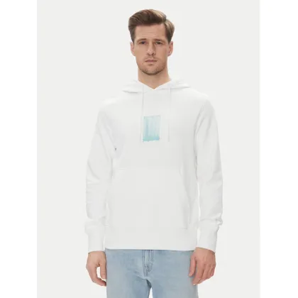 Zdjęcie Calvin Klein Jeans Bluza Brush Stroke J30J327525 Biały Regular Fit