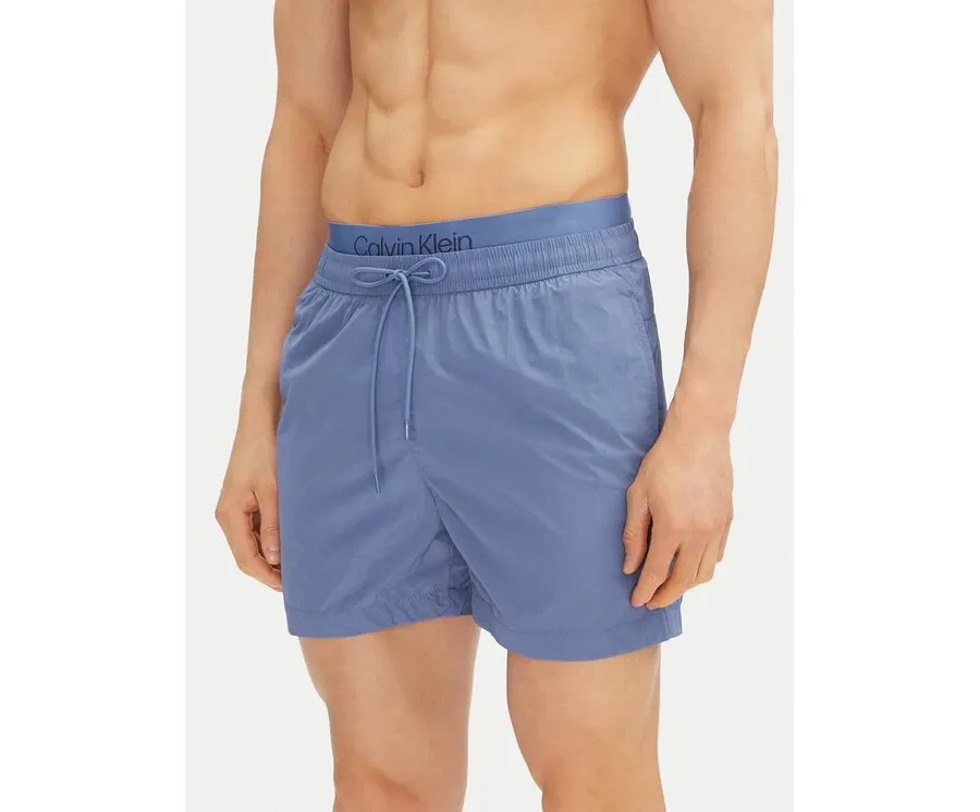 obrazek 1 Calvin Klein Swimwear Szorty kąpielowe KM0KM01104 Niebieski Regular Fit