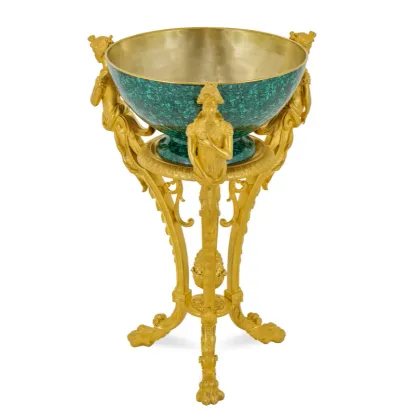 Zdjęcie Ekskluzywna malachitowa doniczka