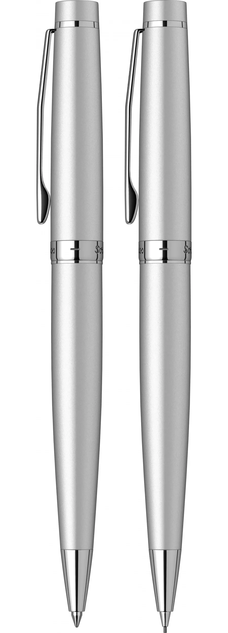 obrazek 2 Komplet piśmienniczy - długopis + ołówek Mechaniczny 0.7mm Honor 38 Mat Chrom