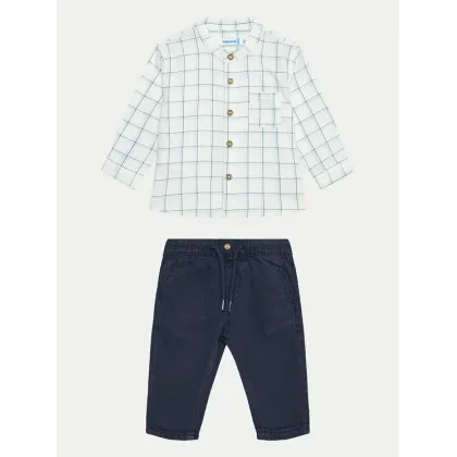 Zdjęcie Mayoral Komplet koszula i spodnie materiałowe 2545 Granatowy Regular Fit