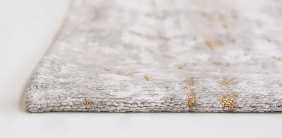 picture 4 Wonderful white gold herringbone rug - CENTRAL YELLOW 8928