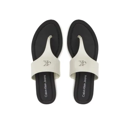 Zdjęcie Calvin Klein Jeans Japonki Flat Sandal Toepost Mg YW0YW01691 Biały