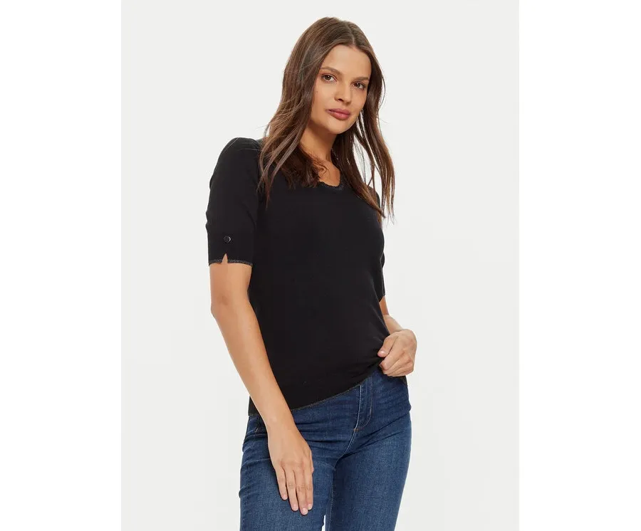 obrazek 1 Liu Jo Bluzka WF4010 MS49I Czarny Regular Fit