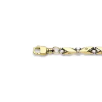 Picture 18 carat gold bracelet for men 33.4g - Maxioro