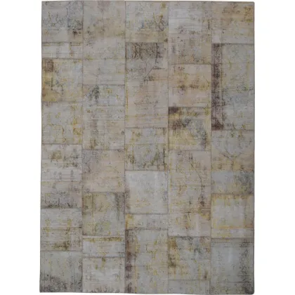 Zdjęcie Niecodzienny beżowy dywan perski - PATCHWORK BEIGE 1020