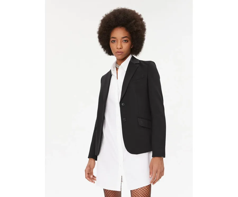 obrazek 1 KARL LAGERFELD Marynarka 235W1402 Czarny Regular Fit