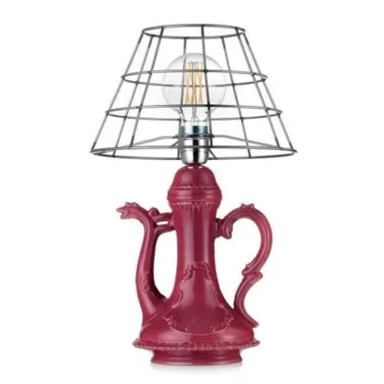 Zdjęcie Oryginalna lampa ceramiczna na biurko lub stolik