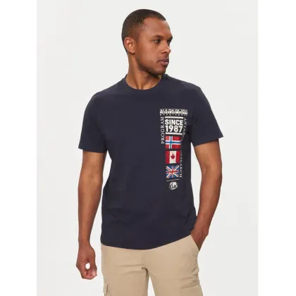 Zdjęcie Napapijri T-Shirt S-Turin NP0A4HQG Granatowy Regular Fit
