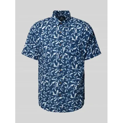 Zdjęcie Koszula casualowa o kroju slim fit z nadrukiem na całej powierzchni