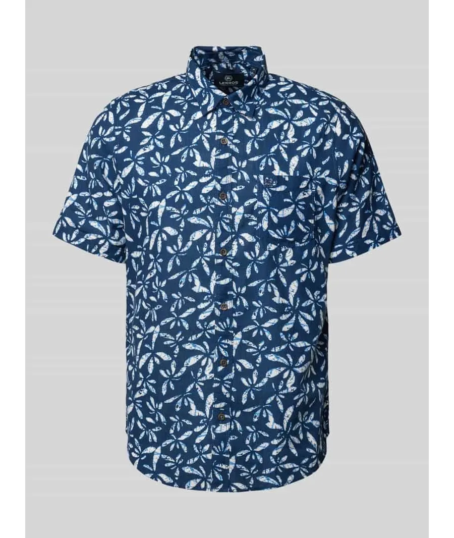 obrazek 1 Koszula casualowa o kroju slim fit z nadrukiem na całej powierzchni