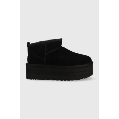Zdjęcie UGG Classic Ultra Mini Platform śniegowce kolor czarny 1135092.BLK