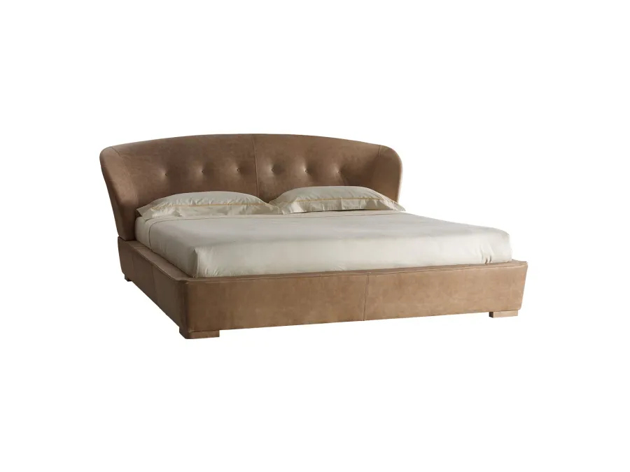 obrazek 2 Włoskie łóżko z litego drewna, queen size - Ulivi Salotti
