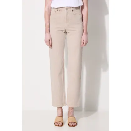 Zdjęcie Wood Wood jeansy bawełniane Ilo Rigid Denim high waist 12211305.7051-LIGHTSA