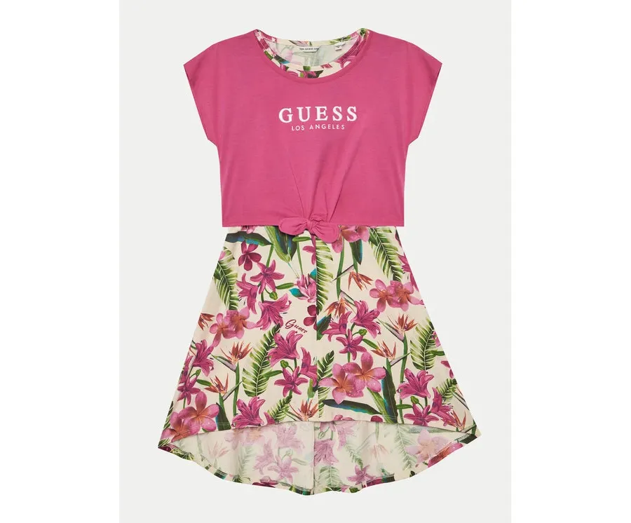 obrazek 1 Guess Sukienka codzienna J5GK13 K6YW4 Różowy Regular Fit