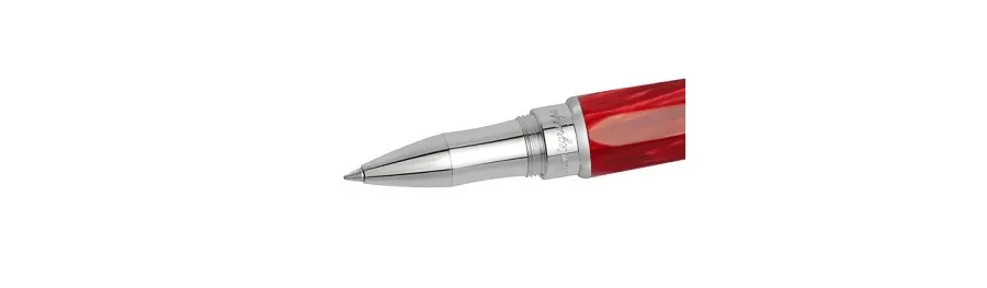 obrazek 5 Prestiżowa Czerwień Pióro Kulkowe Celluloid Montegrappa
