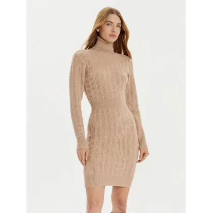 Zdjęcie Fracomina Sukienka codzienna FR24WD5010K53201 Beżowy Slim Fit