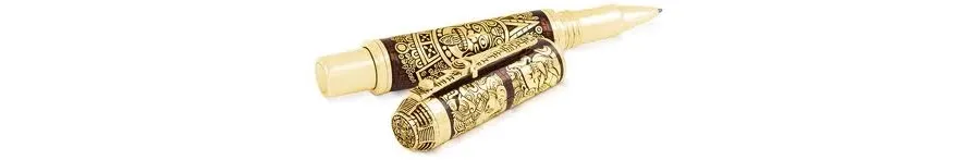 obrazek 1 ZŁOTO Rollerball Pen Mayan Calendar Montegrappa