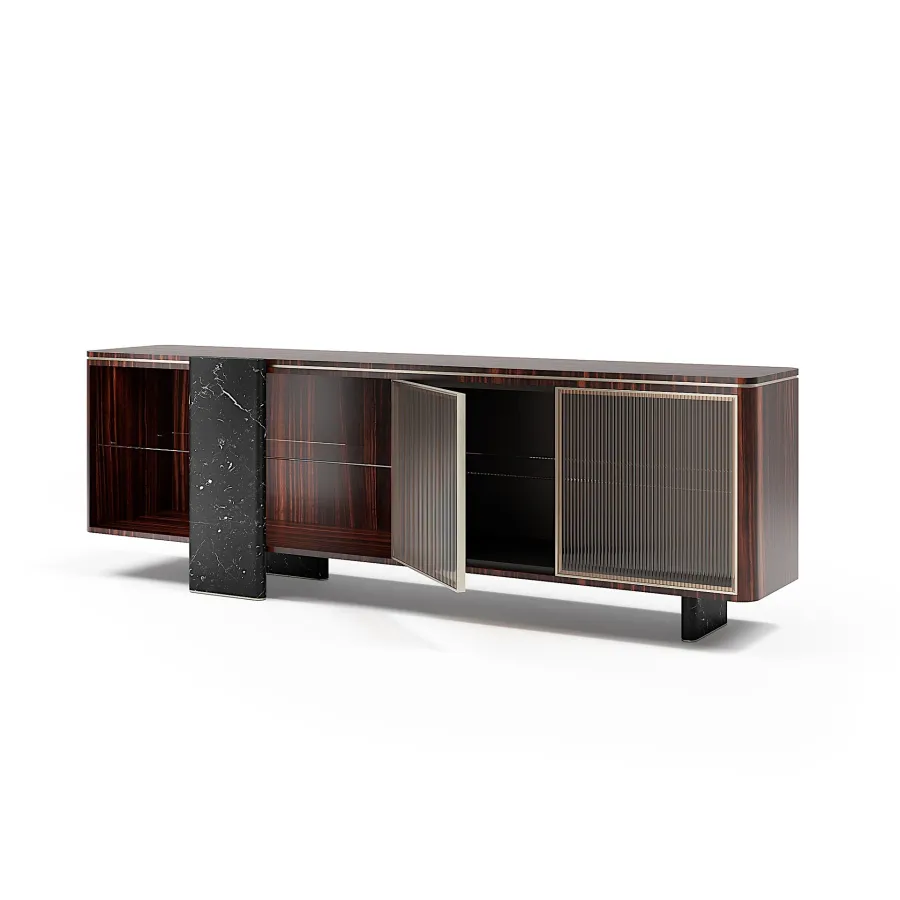obrazek 10 Luksusowy modernistyczny kredens do salonu - prosto z Włoch