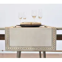 Picture Luxurious table runner in ethnic style