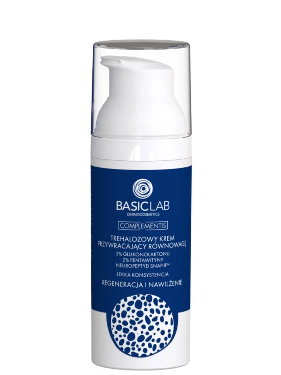 obrazek 1 BasicLab Complementis Trehalozowy krem o lekkiej konsystencji 50 ml Basiclab Dermocosmetics