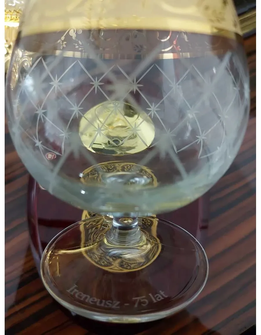 picture 4 Desk Set/Brandy Glass Napoleon