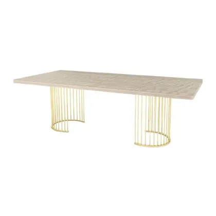 Zdjęcie Stół jadalniany z pozłacanymi nogami - Ana Roque