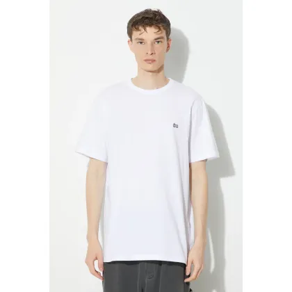 Zdjęcie Woolrich t-shirt bawełniany Sheep Tee męski kolor biały gładki CFWOTE0093MRUT2926