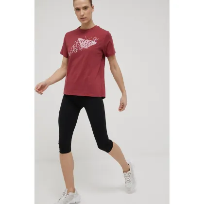 Zdjęcie Columbia t-shirt bawełniany kolor czerwony 1992121-619