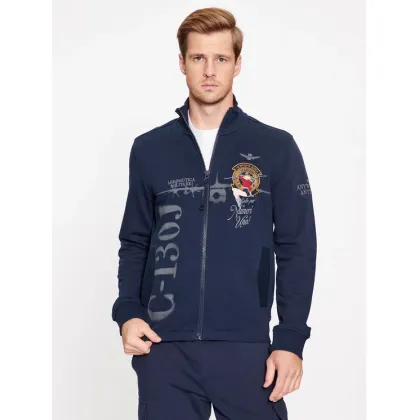 Zdjęcie Aeronautica Militare Bluza 232FE1802F511 Granatowy Regular Fit