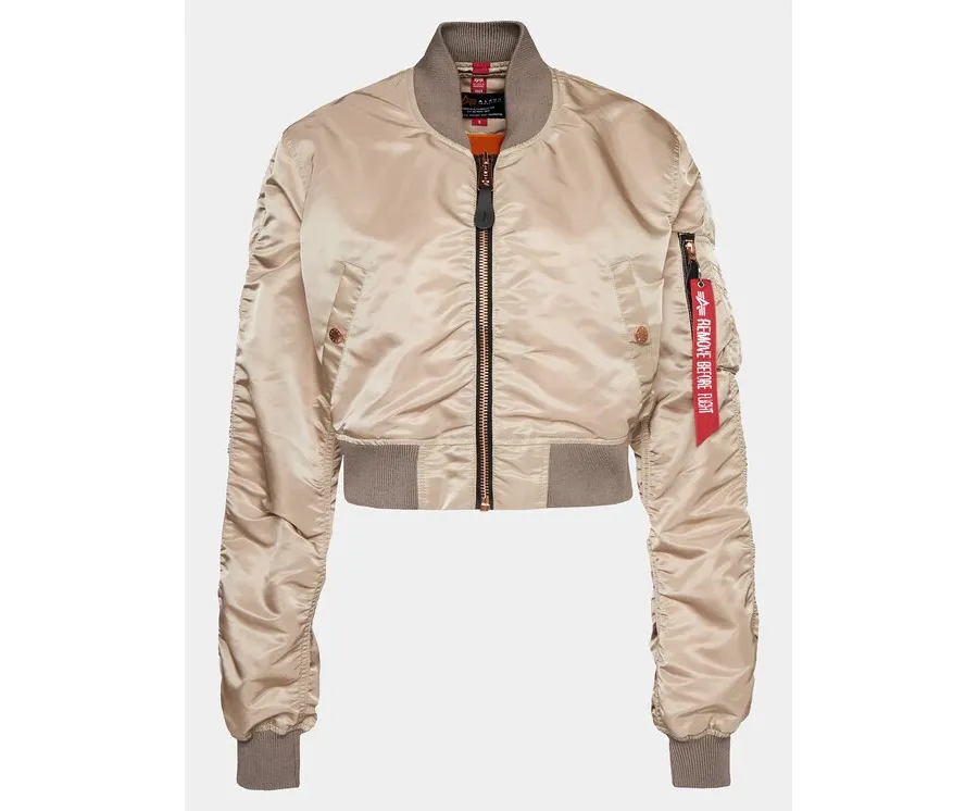 obrazek 1 Alpha Industries Kurtka bomber MA-1 136008 Beżowy Loose Fit