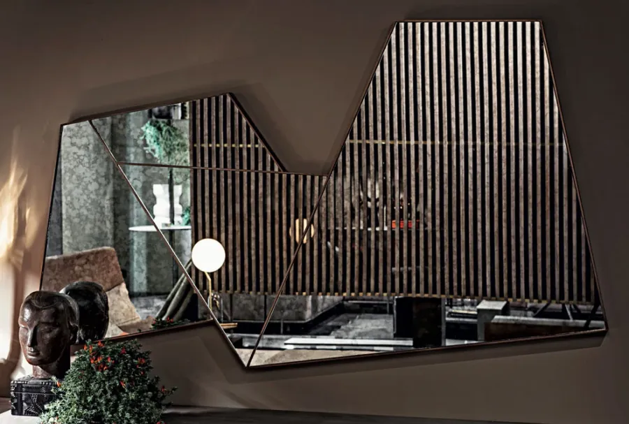 obrazek 1 Oryginalne włoskie lustro do salonów w stylu minimalistycznym